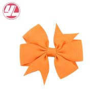 Fashion Solid Color Ribbed Mermaid Bow Hairpin Hair Accessories Children's Hair Accessories sku image 9
