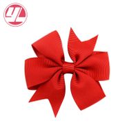 Fashion Solid Color Ribbed Mermaid Bow Hairpin Hair Accessories Children's Hair Accessories sku image 12