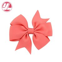 Fashion Solid Color Ribbed Mermaid Bow Hairpin Hair Accessories Children's Hair Accessories sku image 15