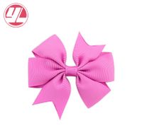 Fashion Solid Color Ribbed Mermaid Bow Hairpin Hair Accessories Children's Hair Accessories sku image 28