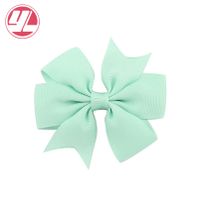 Fashion Solid Color Ribbed Mermaid Bow Hairpin Hair Accessories Children's Hair Accessories sku image 34
