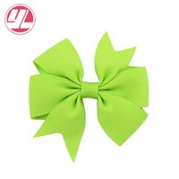 Fashion Solid Color Ribbed Mermaid Bow Hairpin Hair Accessories Children's Hair Accessories sku image 20