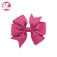 Fashion Solid Color Ribbed Mermaid Bow Hairpin Hair Accessories Children's Hair Accessories sku image 30
