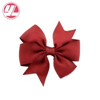 Fashion Solid Color Ribbed Mermaid Bow Hairpin Hair Accessories Children's Hair Accessories sku image 33
