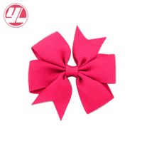 Fashion Solid Color Ribbed Mermaid Bow Hairpin Hair Accessories Children's Hair Accessories sku image 14