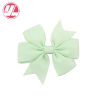 Fashion Solid Color Ribbed Mermaid Bow Hairpin Hair Accessories Children's Hair Accessories sku image 19