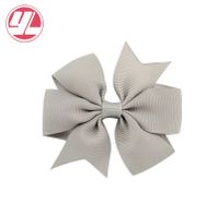 Fashion Solid Color Ribbed Mermaid Bow Hairpin Hair Accessories Children's Hair Accessories sku image 23