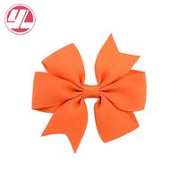 Fashion Solid Color Ribbed Mermaid Bow Hairpin Hair Accessories Children's Hair Accessories sku image 31