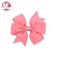Fashion Solid Color Ribbed Mermaid Bow Hairpin Hair Accessories Children's Hair Accessories sku image 27