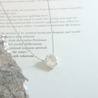 Collar De Clavícula De Perlas Irregulares Barrocas De Acero De Titanio sku image 1