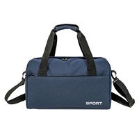 Unisex Fashion Solid Color Oxford Cloth Travel Bags sku image 3