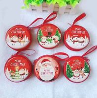 Women's Santa Claus Tinplate Zipper Kids Wallets sku image 7