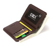 Men's Solid Color Pu Leather Open Wallets main image 6