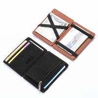 Men's Solid Color Pu Leather Flip Cover Wallets main image 4