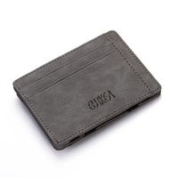 Men's Solid Color Pu Leather Flip Cover Wallets sku image 4