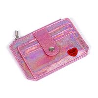 Women's Heart Shape Pu Leather Zipper Wallets sku image 2