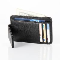 Men's Solid Color Pu Leather Hidden Buckle Wallets main image 4