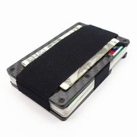 Carbon Faser Automatische Kassette Kreditkarte Tasche Ultra-dünne Visitenkarte Box main image 3