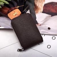 Women's Solid Color Pu Leather Zipper Card Holders main image 3