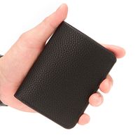 Men's Solid Color Pu Leather Open Wallets main image 2