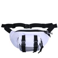 Kid's Large All Seasons Canvas Solid Color Fashion Open Fanny Pack sku image 2
