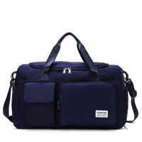 Unisex Basic Vacation Solid Color Oxford Cloth Travel Bags sku image 17