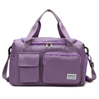Unisex Basic Vacation Solid Color Oxford Cloth Travel Bags sku image 16