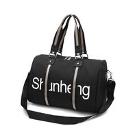 Unisex Fashion Letter Oxford Cloth Waterproof Travel Bags sku image 3