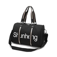 Unisex Fashion Letter Oxford Cloth Waterproof Travel Bags sku image 1