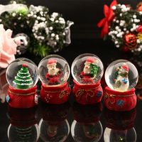 Christmas Santa Claus Glass Party Ornaments sku image 1
