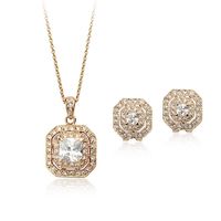 New Fashion High-end Exquisite Jewelry Set With Austrian Crystal sku image 1