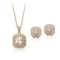 Nouveau Mode Haut De Gamme Incrusté Autrichien Cristal Fine Jewelry Set Vente Chaude À  Fournir 220644 sku image 1