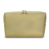 Basic Solid Color Pu Leather Square Makeup Bags sku image 24
