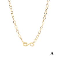 Fashion Snake Copper Plating Pearl Necklace sku image 1