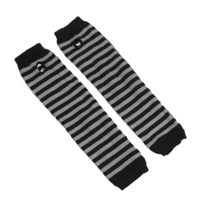 Women's Fashion Color Block Knitted Fabric Arm Sleeves sku image 4