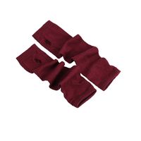 Women's Fashion Color Block Knitted Fabric Arm Sleeves sku image 8