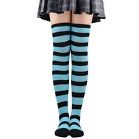 Women's Preppy Style Stripe Polyester Jacquard Socks Over The Knee Socks sku image 3