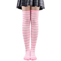 Women's Preppy Style Stripe Polyester Jacquard Socks Over The Knee Socks sku image 12
