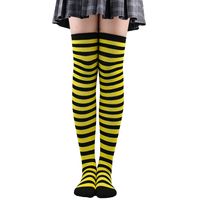 Women's Preppy Style Stripe Polyester Jacquard Socks Over The Knee Socks sku image 16