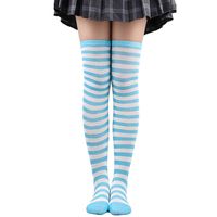 Women's Preppy Style Stripe Polyester Jacquard Socks Over The Knee Socks sku image 17