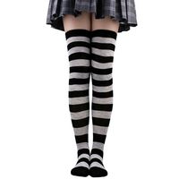 Women's Preppy Style Stripe Polyester Jacquard Socks Over The Knee Socks sku image 4