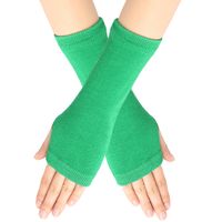 Frau Mode Streifen Einfarbig Gestrickter Stoff Schals & Handschuhe Handschuhe sku image 21
