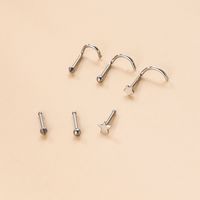 Fashion Geometric Star Stainless Steel Plating Nose Studs main image 2