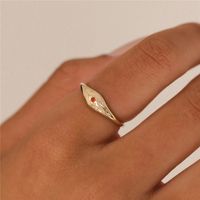 Fashion Star Sterling Silver Inlay Zircon Rings 1 Piece main image 1