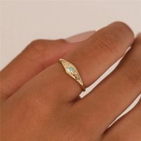 Fashion Star Sterling Silver Inlay Zircon Rings 1 Piece main image 6