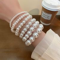 Retro Round Pearl Beaded Bracelets 1 Piece main image 4