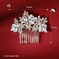 Simple Alloy Wedding Insert Comb Wholesale sku image 1