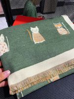 Women's Sweet Cat Cotton Polyester Winter Scarves sku image 5