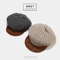 Women's Elegant Stripe Wool Cap main image 5