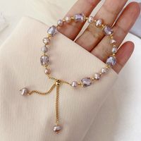 Fashion Round Pearl Beaded Bracelets 1 Piece main image 3